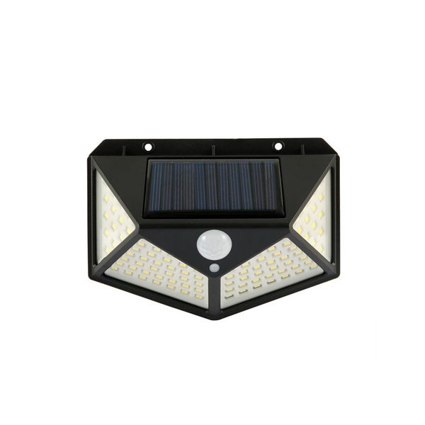 7W Outdoor 100 LED Solar Wall Light