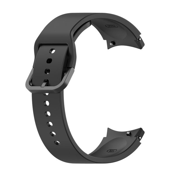 Silicone Strap Compatible With Samsung Galaxy Watch 4/5/6/7/7FE - Black