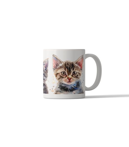 Cat Portrait 11oz DSG94 Printed Coffee Mug Gift