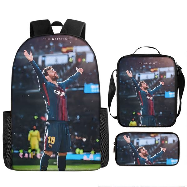 Lunch Box, Pencil Case Set - Messi image