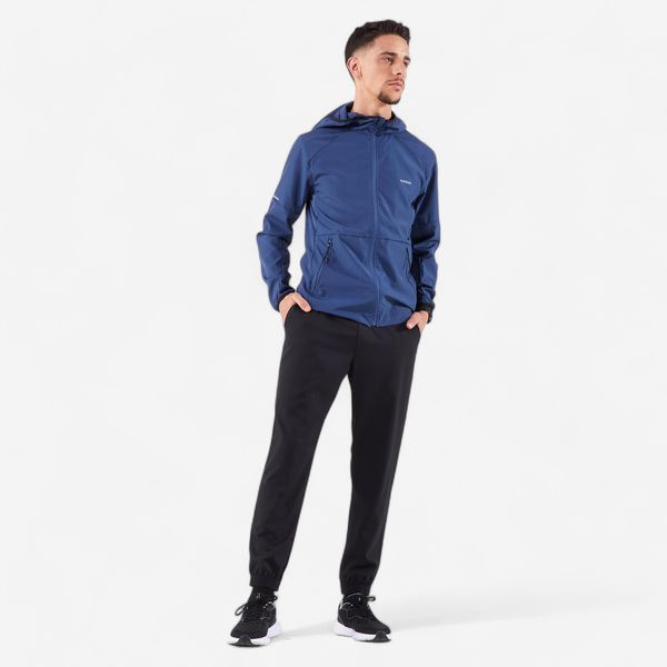 Kiprun Men's Kiprun Run 100 Dry Breathable Running Trousers - Black