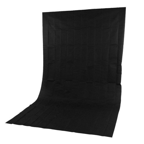 DoubleSided Photo Backdrop 3x2.8m Black
