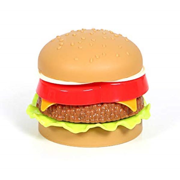 Hamburger Making Play Set - Mini Cutlery Toy for Kids' Pretend Play