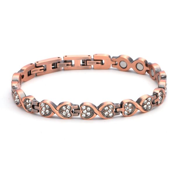 Women's Handmade 99.99% Pure Copper Magnetic Bracelet