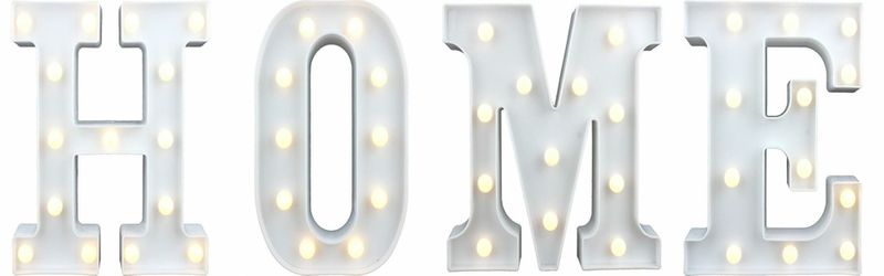 LED Letter Lights - HOME