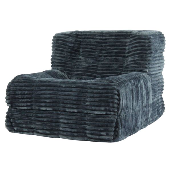 Premium Boneless Compressed Couch In A Box| Lounge Office Gaming Sofa| Blue