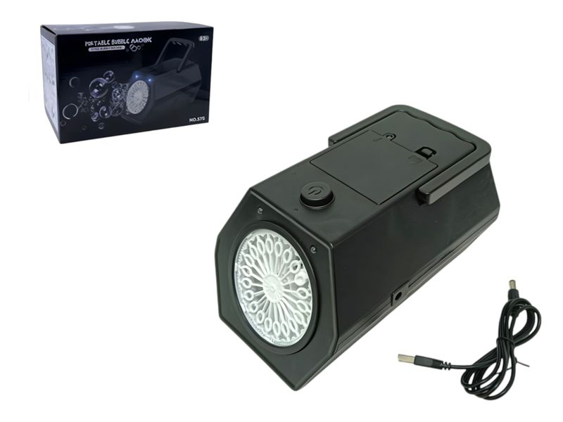 Fun Portable Stage Bubble Machine with Speed Control &amp; Dual Power Options