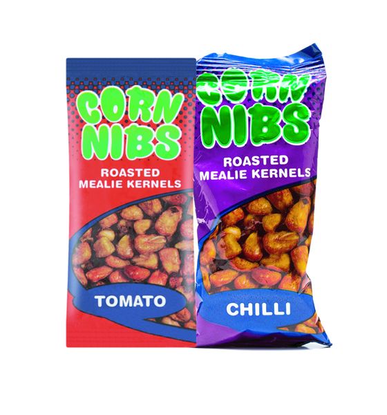 Corn Kernels 50g - Assorted - Tomato &amp; Chilli - Pack of 20