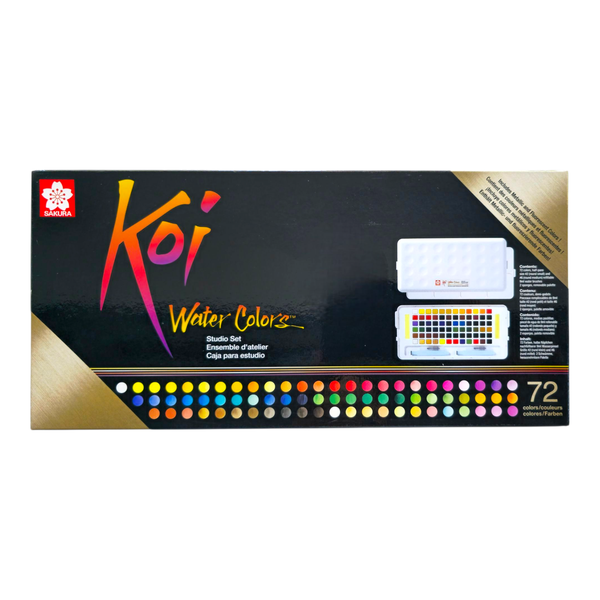 Sakura Koi Water Colour Half Pan Field Sketch Box Set of 72