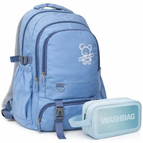 Durable Oxford School Bag Orthopedic Waterproof School Backpack Image
