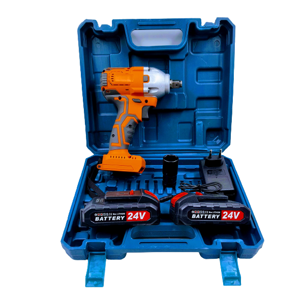 24v Impact Torque Wrench 540NM - with 2x Batteries