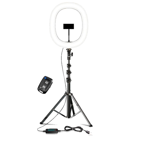 12" RGB Ring Light with 160cm Stand and Phone holder &amp; Bluetooth Control