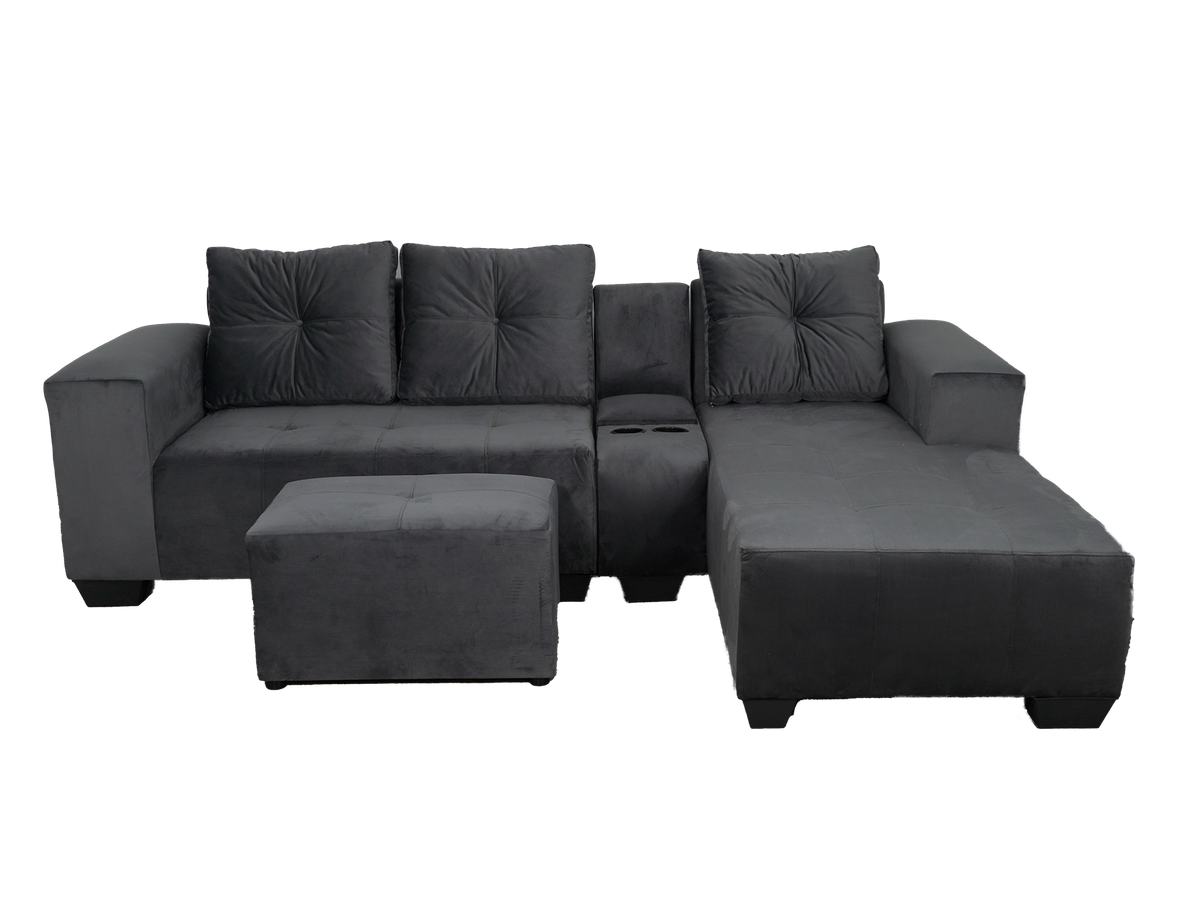 Chelsea Corner Sofa Right Hand Grey Velvet Shop Today. Get it