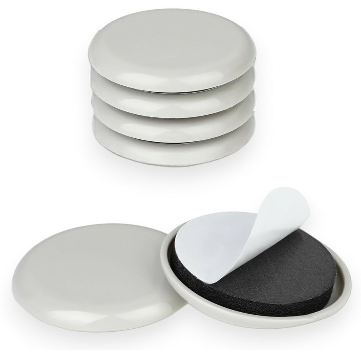 6 Pieces Door-Slam 2.0 Bedroom Door Knob Handle Wall Protector Bumper Pads