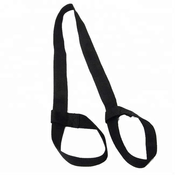 Black Adjustable Yoga Mat Strap For Yoga Mat And Fitness Without Yoga Mat