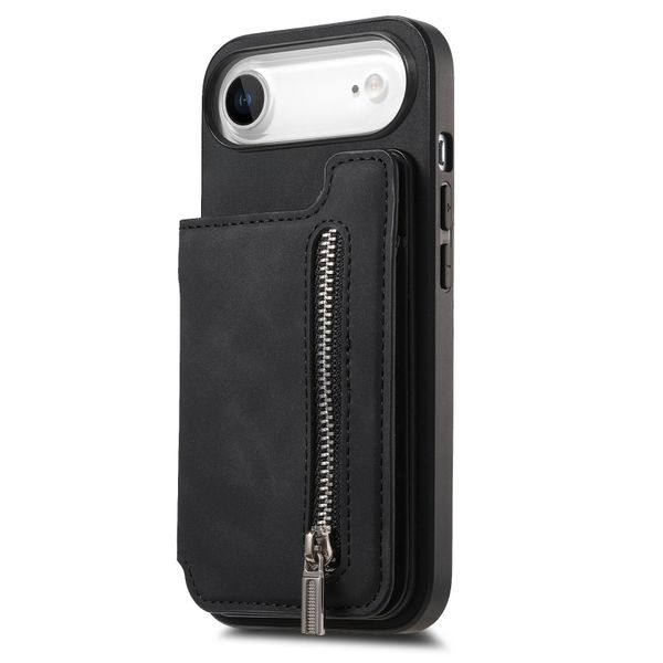 Magnetic Card Holder Leather Case Phone Case Compatible with iPhone 17 Air