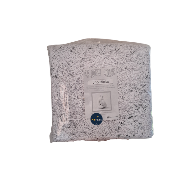 Comfy Care Snowflake Paper Bedding for Small Animals (Full Block)