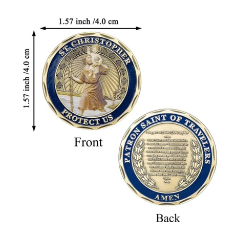 St. Christopher s Patron Saint of Travelers Coin Shop Today. Get