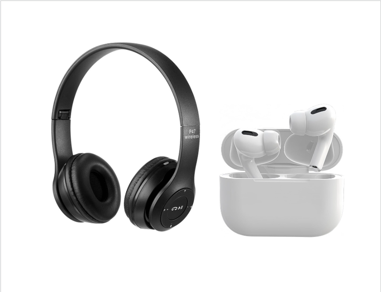Pro Earbuds - 2nd Gen Style &amp; Wireless Portable Headphones Bundle