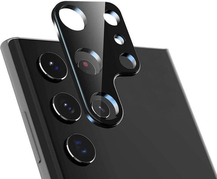 Camera Lens Protector Compatible With Samsung Galaxy S24 Ultra Black