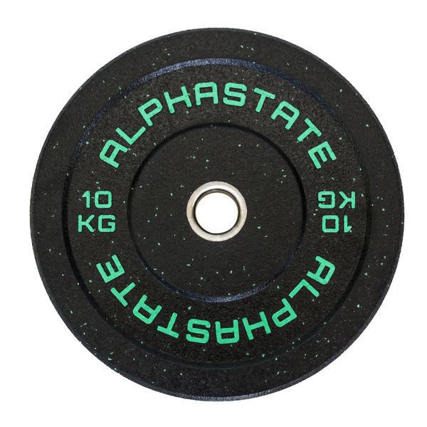 AlphaState 10kg Speckled Hi-temp Bumpers (Pair)