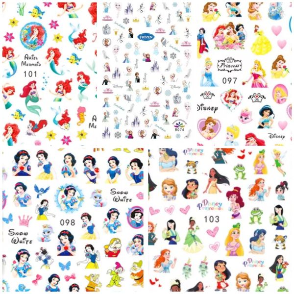 Nail Art Stickers - Self Adhesive Princesses