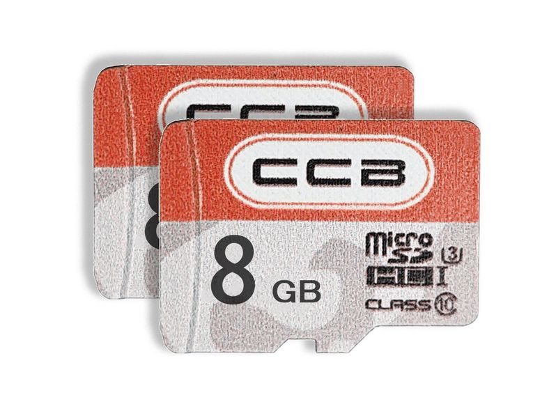CCB 8GB SD Card 79mbps, High Speed TF Card_Pack of Two