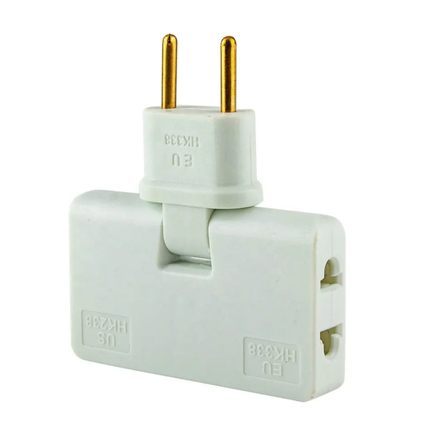 Rotating, Easy Access 3-Way Flat Wall Outlet