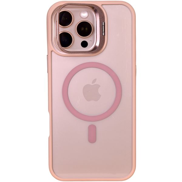 Magnetic Phone Case with Camera Guard - Compatible with 16 Pro Max - Pink