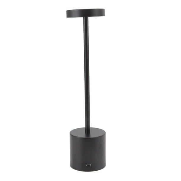 3-Level LED Desk Lamp, Electroplated Decorative Touch Control, Black