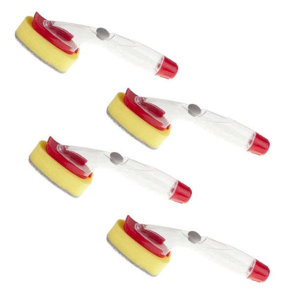 Dishwand With Soap Dispenser -Set of 4