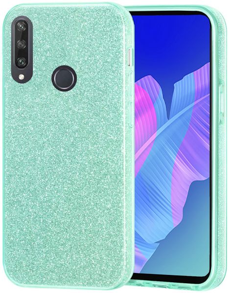 Tekron Glitter Sparkle Bling Protective Case for Huawei Y7p (2020) - Green