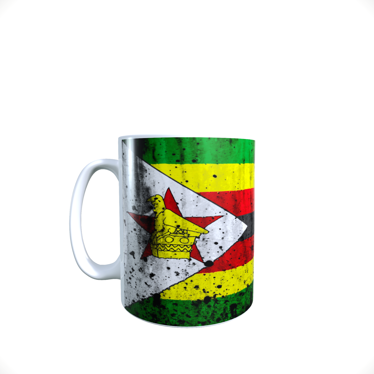Zimbabwe Ragged Flag Coffee Mug Shop Today. Get it Tomorrow