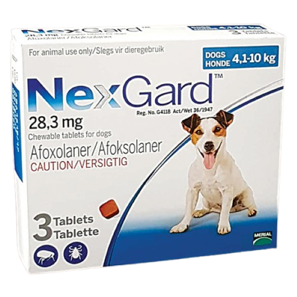 NexGard Chewables Tick &amp; Flea Control for Medium Dogs - 3 Tablets
