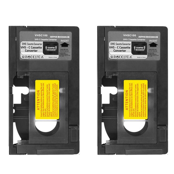 Cassette Adapter Compatible with Jvc For Rca For Panasonic Vhs-C Svhs Vhs