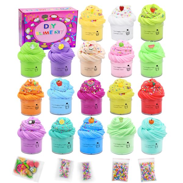 DIY Scented Mini Butter Slime Kit for Kids 6+ - 23 Piece