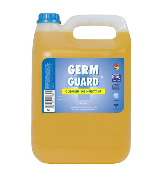 Germguard (SABS) 2-in-1 Food Surface Sanitizer &amp; Disinfectant Cleaner - 5L