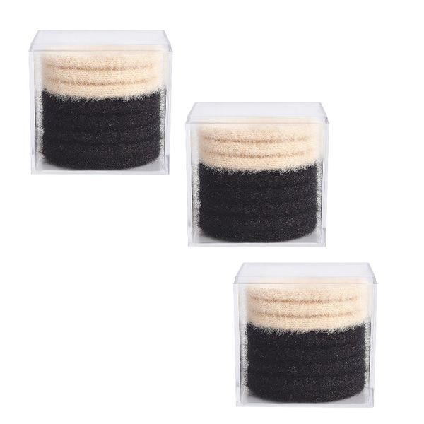 150 Pieces Premium Soft Elastic Hair Ties Set - Neutral &amp; Black Mix