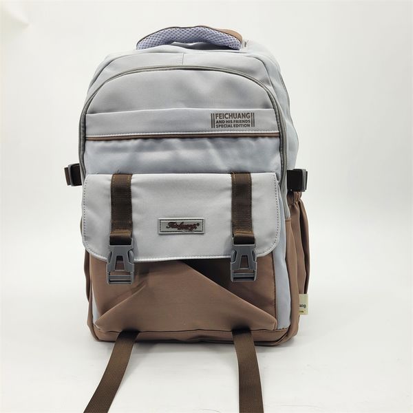 Soft Oxford Cloth High-End Quality Lightweight Backpack Light Pink Color
