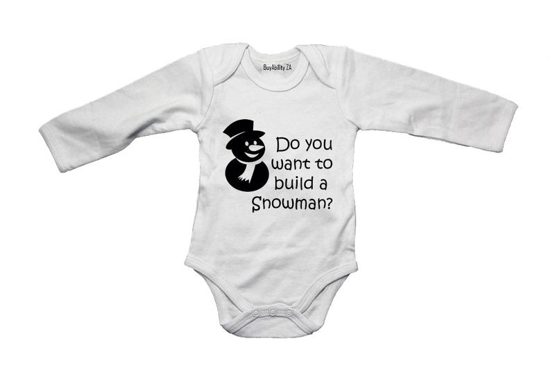 Do You Want To Build A Snowman? - Baby Grow