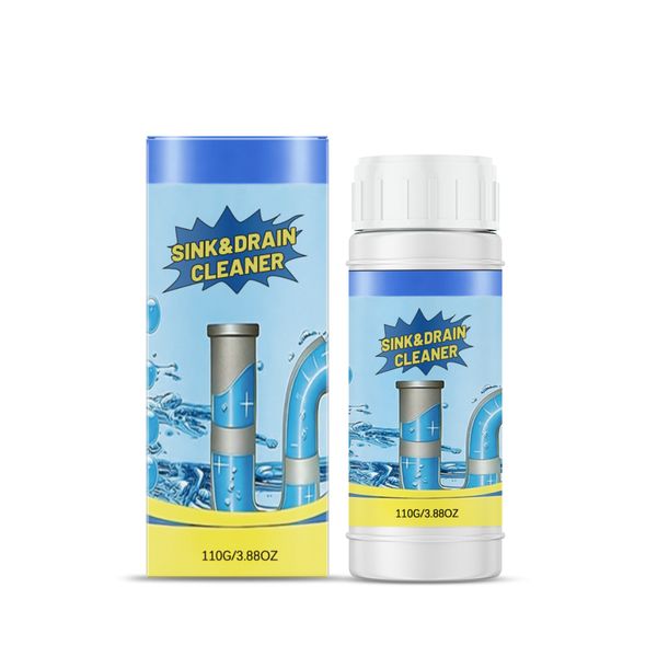 Pipe Cleaner for Toilet, Floor Drain &amp; Kitchen Grease Clogs