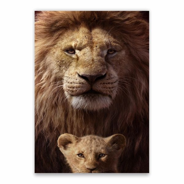 Lion And Cub Poster - A1