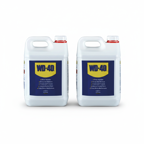 WD40 Multi-Use Lubricant 5 Liter Bottle for Cleaning and - 2 Pack