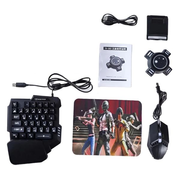 5 In 1 Mobile Gaming Combo Pack Ergonomic Design For PUBG Players SA