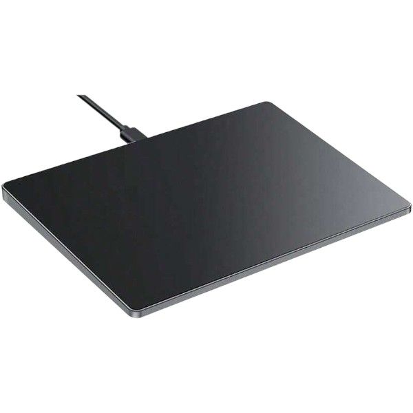 JOMAA - Ultra-Slim Multi-Touch Trackpad With Mute Buttons - Black
