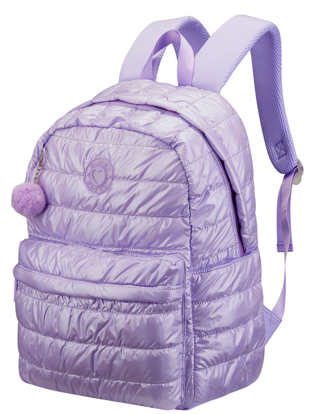 Quest Crinkle-Pop Backpack - Lilac, Kids School Bag with Compartments