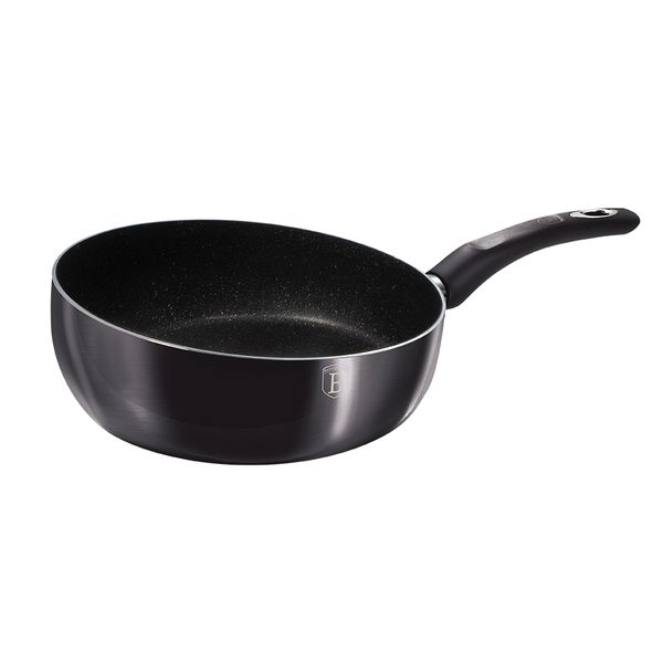 Berlinger Haus 26cm Marble Coating Flip Fry Pan - Carbon Pro Edition
