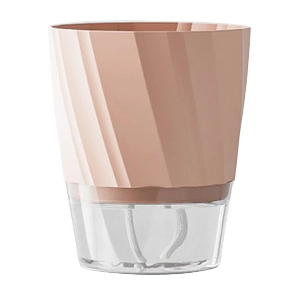 .Self-Watering Planter with Clear Water Reservoir Base - Pink