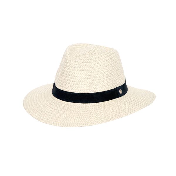Emthunzini Braided Fedora UPF50+ Sun Hat - Ivory
