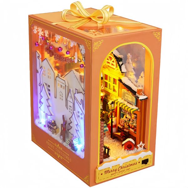 DIY Book Nook Kit 3D Handmade Book Nook Set Creative Model Toys